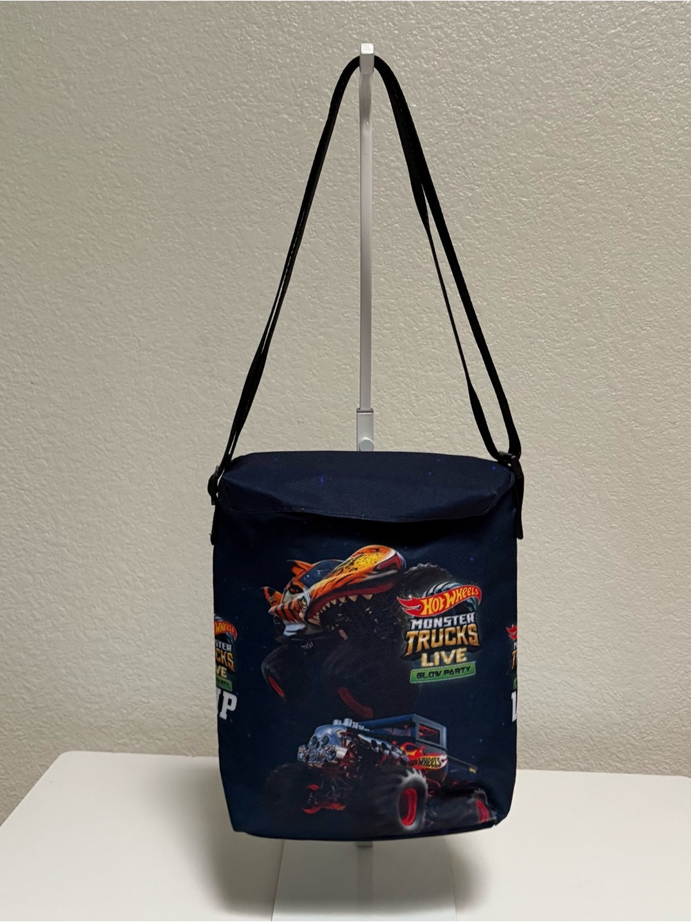 Navy Monster Trucks Live Shoulder Bag